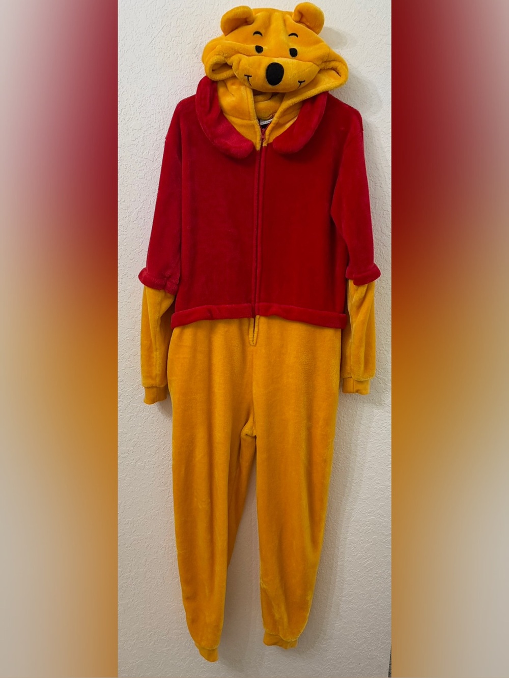 Winnie the Pooh Adult Onesie Costume Size M